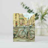 Gran Via Street, Madrid, Spanien Postkarte (Stehend Vorderseite)