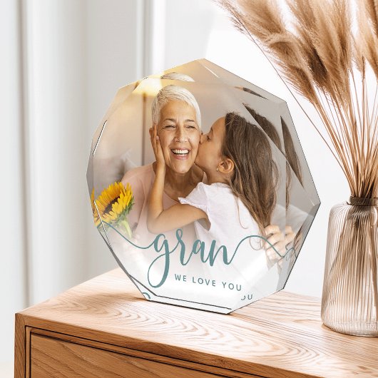 Gran We Liebe You | Oma Script Overlay Fotoblock