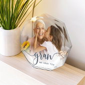 Gran We Liebe You | Oma Script Overlay Fotoblock