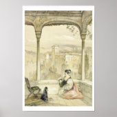 Granada (Alhambra), Platte 9 aus "Skizzen von Spai Poster (Vorne)