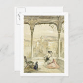 Granada (Alhambra), Platte 9 aus "Skizzen von Spai Postkarte (Vorne/Hinten)