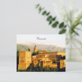 Granada alhambra postkarte (Stehend Vorderseite)