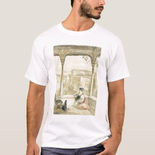Granada (Alhambra), überziehen 9 'von den Skizzen T-Shirt
