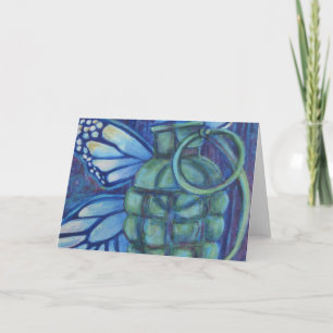 Granada and Butterfly Greeting Cards Karte