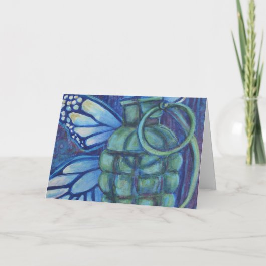 Granada and Butterfly Greeting Cards Karte (Vorderseite)