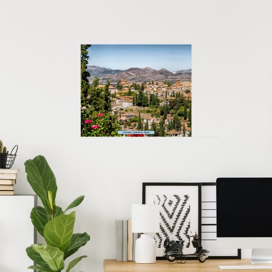 Granada, Andalusien, Spanien Poster (Heimbüro)