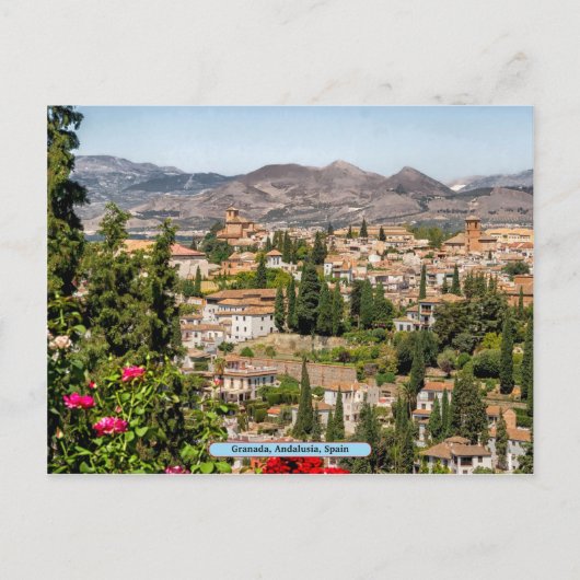 Granada, Andalusien, Spanien Postkarte (Vorderseite)