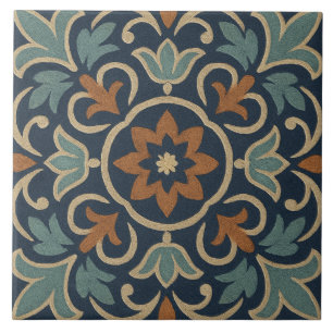 Granada Blüten – Maureskes Blütenfliesen-Design Fliese