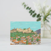 Granada Cityview Spanien Landschaftsbild Postkarte (Stehend Vorderseite)