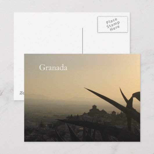 Granada Foto Postkarte (Vorne/Hinten)
