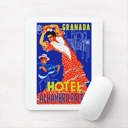 Granada Hotel Alhambra Palace Mousepad (Mit Mouse)