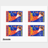 Granada Hotel Alhambra Palace Rechteckiger Aufkleber (Blatt)