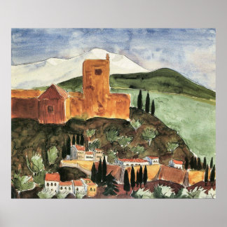 Granada II von Walter Gramatte Poster