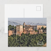 Granada Kunst - Das wahre Spanien Postkarte (Vorne/Hinten)