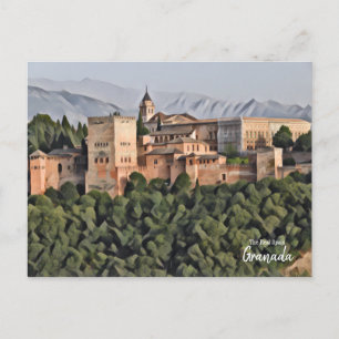 Granada Kunst - Das wahre Spanien Postkarte