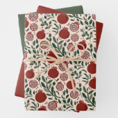 Granada: Muster der Granatäpfel Geschenkpapier Set (Beispiel)