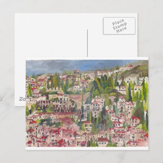 Granada Postkarte (Vorne/Hinten)