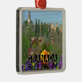 Granada Silbernes Ornament (Rechts)