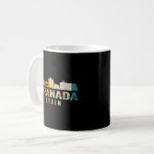 Granada Skyline Spanien Kaffeetasse (Vorderseite Links)