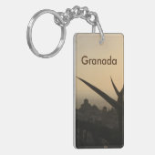 Granada Souvenir Rectangle (beidseitig) Schlüssela Schlüsselanhänger (Vorderseite links)