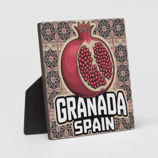 Granada Spain Pomegranate Sticker Fotoplatte