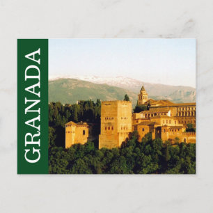 Granada Spain Postkarte