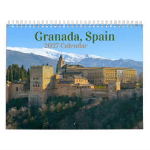 Granada, Spanien 2026 Kalender
