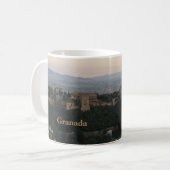 Granada Spanien, Alhambra Postcard Kaffeetasse (Vorderseite Links)