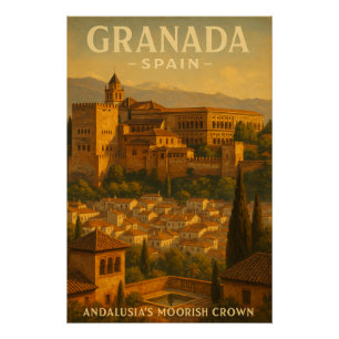 Granada, Spanien — Andalusien. Poster