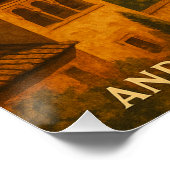 Granada, Spanien — Andalusien. Poster (Ecke)