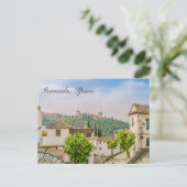Granada, Spanien Ansicht der historischen Alhambra Postkarte (Stehend Vorderseite)