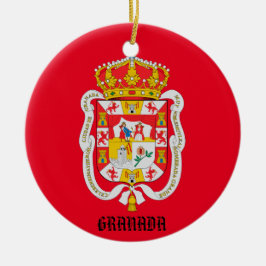 Granada Spanien Custom Keramik Ornament