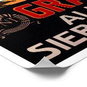 Granada Spanien Jahrgang Reise Poster (Ecke)