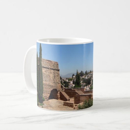 Granada, Spanien Kaffeetasse (Vorderseite Links)