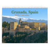 Granada, Spanien - Kalender 2026 (Titelbild)