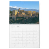 Granada, Spanien - Kalender 2026 (Jan 2027)