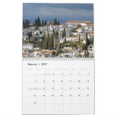 Granada, Spanien - Kalender 2026 (Feb 2027)