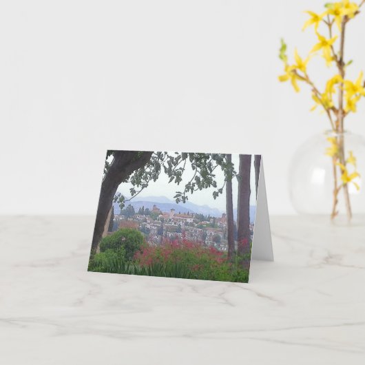 Granada, Spanien Karte (Gelbe Blume)