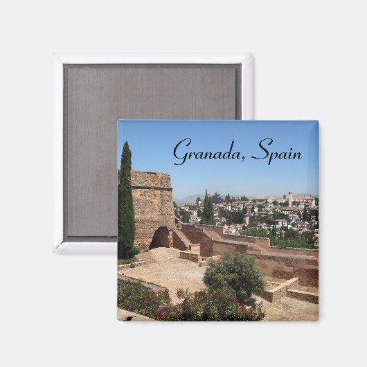 Granada, Spanien Magnet (Vorderseite/Rückseite)