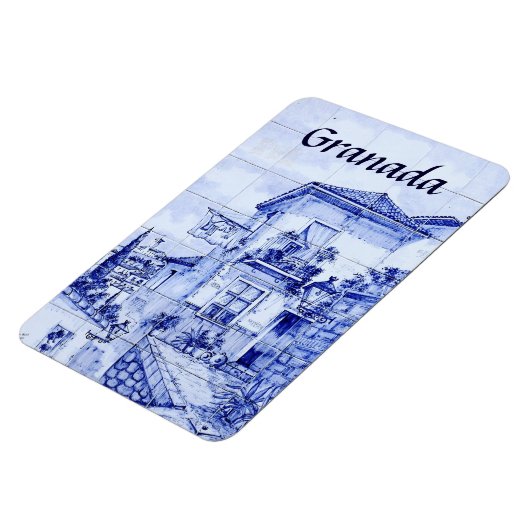 Granada, Spanien Magnet (Linke Seite)