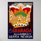 Granada Spanien Poster (Vorne)