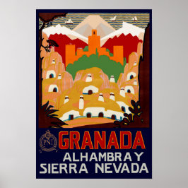 Granada Spanien Poster