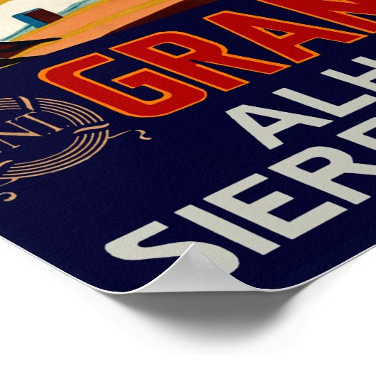 Granada Spanien Poster (Ecke)