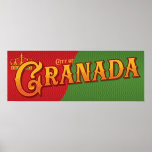 Granada Spanien Poster