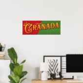 Granada Spanien Poster (Heimbüro)