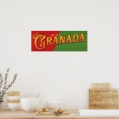 Granada Spanien Poster (Küche)