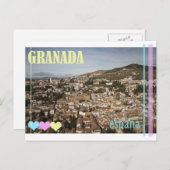 Granada Spanien Postkarte (Vorne/Hinten)