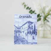 Granada, Spanien Postkarte (Stehend Vorderseite)