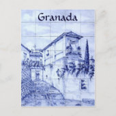 Granada, Spanien Postkarte (Vorderseite)