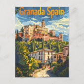 Granada Spanien Postkarte (Vorderseite)
